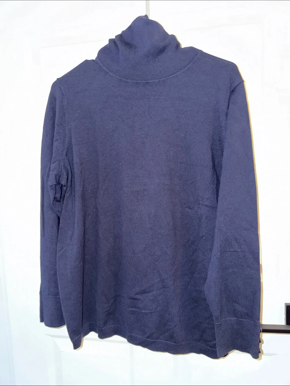 Talbots Navy Turtleneck Sweater